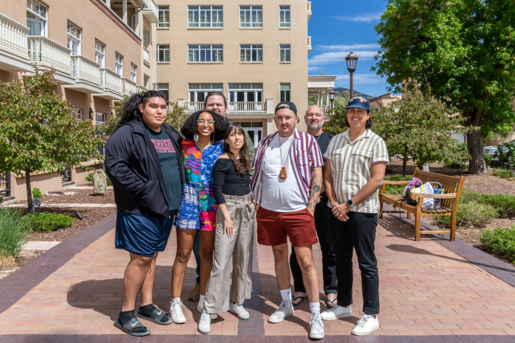 Group of Native Labs fellows standing and smiling to camera