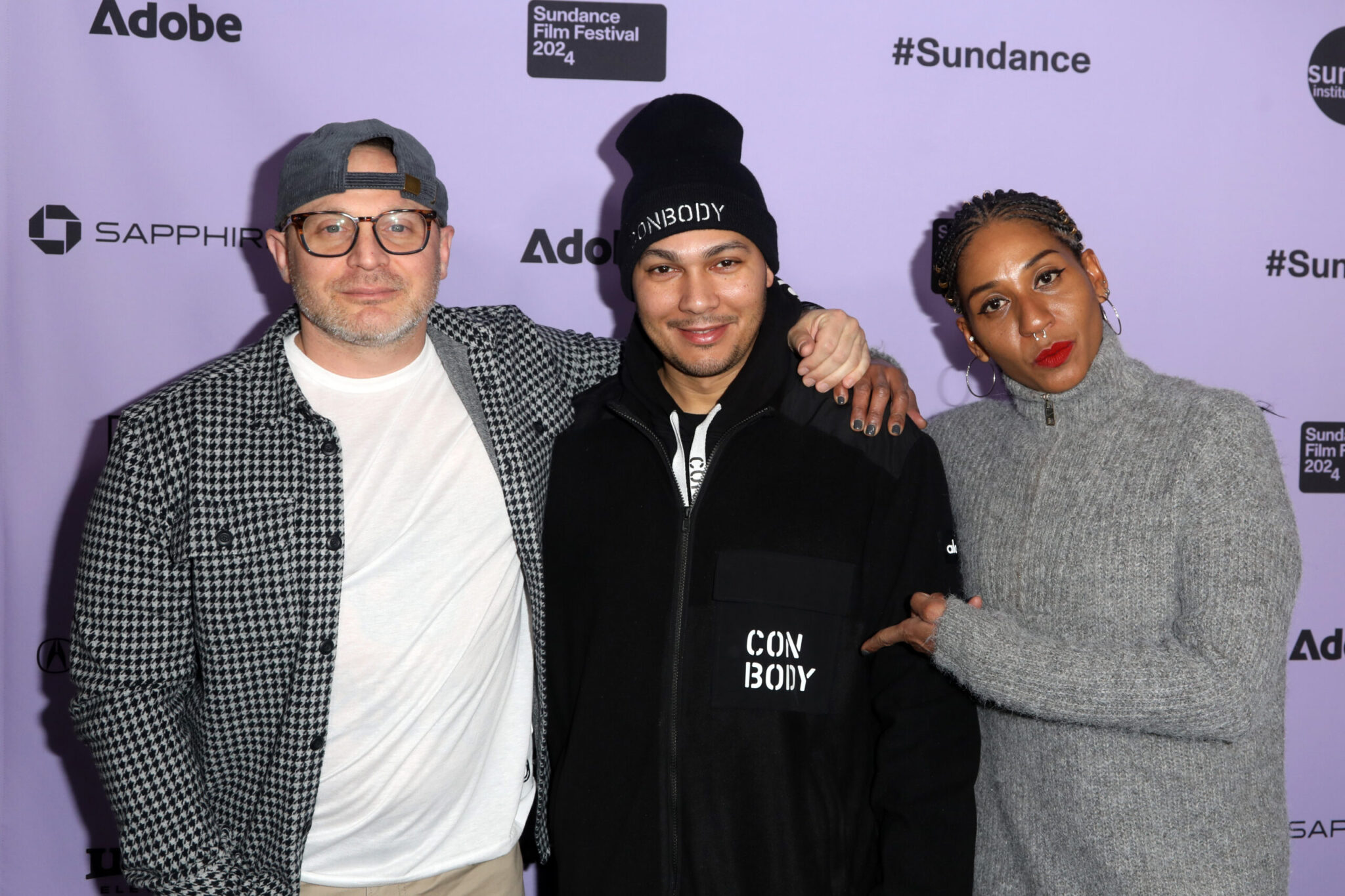 Derek Drescher, Coss Marte and Syretta Wright of Conbody (Photo by Micheal Hurcomb/Shutterstock)