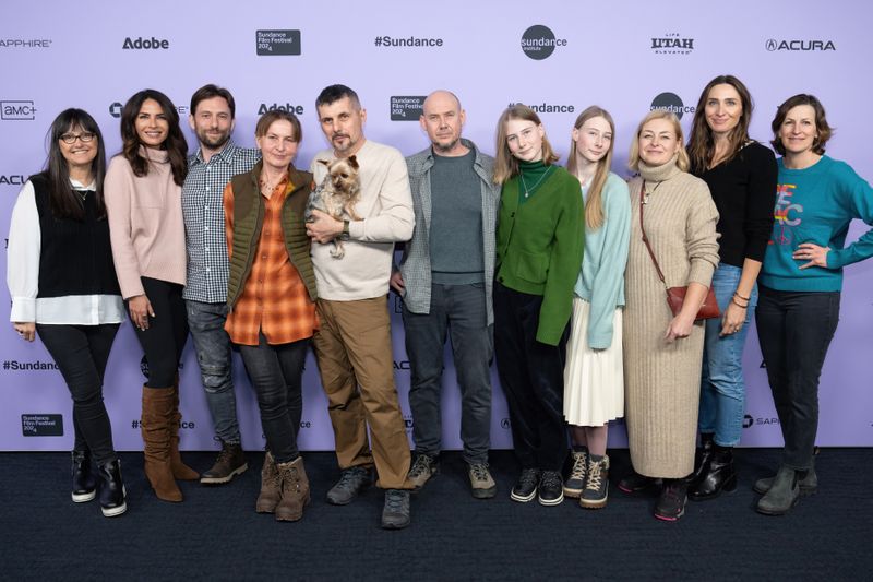 Porcelain War- cast and crew, and a dog too
