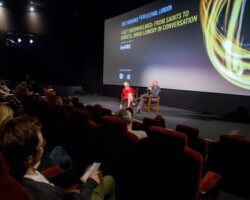 'A Ghost Story' director David Lowery speaks in an In Conversation event presented in association with Empire magazine. Photographer: Joanne Davidson
