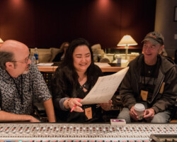 Composer Jesi Nelson and Skywalker Sound staff at the 2017 Music and Sound Design Lab at Skywalker Sound. Photographer: Kate Webber