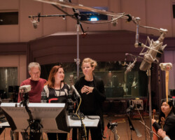 Director of the Sundance Institute Film Music Program Peter Golub, composer Cindy O'Connor, and 'What They Had' director Elizabeth Chomko. Photographer: Kate Webber