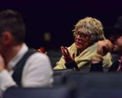 Creative advisor Joan Tewekesbury during the 2017 New Frontier Story Lab. Photographer: Jonathan Hickerson