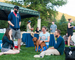 Guests at the Summer Film Series screening of 'Chasing Coral.' As always, community screenings are dog and family friendly. Photographer: Jonathan Hickerson