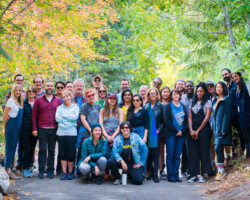 A group shot of the 2018 Episodic Lab fellows, advisors, and staff. Photographer: Jonathan Hickerson