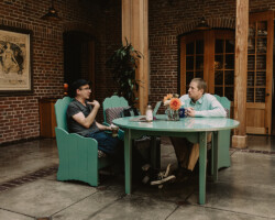 Director Tom Quinn and sound designer Richard Gould discuss their project 'Colewell.' Photographer: Kelly Mason