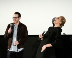 'Hereditary' director Ari Aster during a Q&A session with lead actor Toni Collette. Photographer: Joanne Davidson