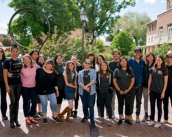 Fellows, Creative Advisors, staff, and crew at the 2019 Native Filmmakers Lab in Santa Fe, New Mexico. Photographer: Austin Madrid