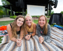 Guests get a front row seat for 'Get Out' at the Red Butte Garden Amphitheatre. Photographer: Lauren Wester