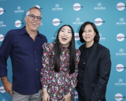Director of the Sundance Film Festival John Cooper, Awkwafina, and Director of Programming Kim Yutani attend "The Farewell' screening and benefit.