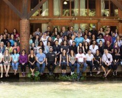 Staff, creative advisors, and participants of the 2019 Theatre Lab at the Sundance Resort. Photographer: Jen Fairchild