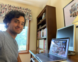Austin Sepulveda participates in the virtually held 2021 Creative Producing Lab. Photographer: Austin Sepulveda