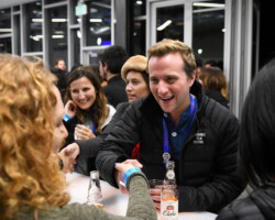 Associate Programmer, Harry Vaughn attends the Meet the Programmers event. Photographer: Stephen Speckman