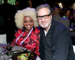 Guests sit down for dinner at An Artist at the Table, presented by IMDbPro. Photographer: Rich Polk/Getty Images for IMDb