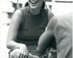 Fellow Princess Peter-Raboff on the set of “The Silent Raven” during the 1999 Directors Lab. Photo by Dan Campbell