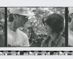 Creative advisor P.J. Hogan and fellow Debra Granik workshop her project “Down to the Bone” during the 1999 Directors Lab. Photo by Angelou