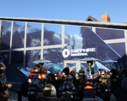 Atmosphere outside of Chase Sapphire Reserve Experience during the 2026 Sundance Film Festival. Photographer: Maeve Reiss