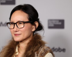 Director Stephanie Ahn attends the press line for the 'Bedford Park' premiere. Photographer: Jason Peters
