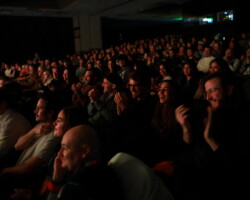 Audience atmosphere during the Shorts Program 3 introduction. Photographer: Stephanie Dunn