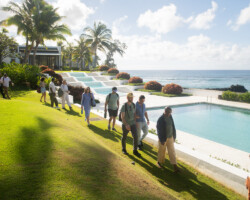 Atmosphere during the 2025 Building Bridges Artist Retreat at the Shangri La Museum of Islamic Art, Culture & Design. Photographer: Elyse Butler